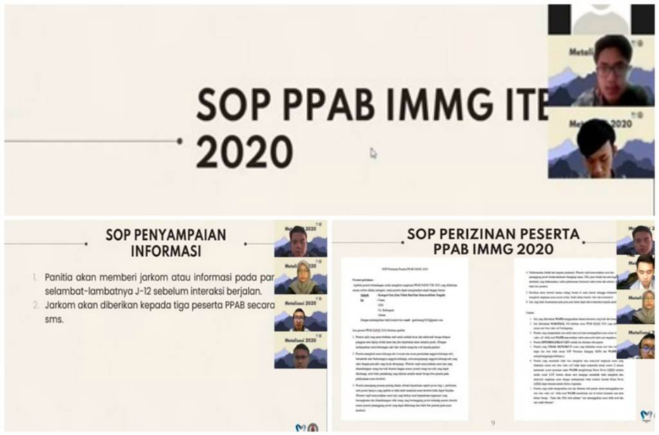 Pembacaan SOP oleh panitia