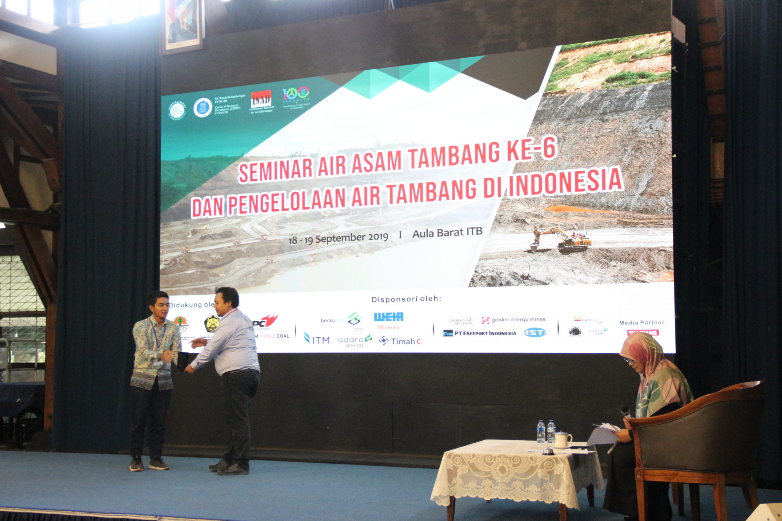 FTTM menyelenggarakan Seminar Air Asam Tambang ke-6 dan Pengelolaan Air Tambang di Indonesia