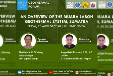 Geothermal Forum Webinar Series : An overview of the Muara Laboh geothermal system, Sumatra