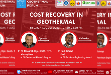 Geothermal Forum Webinar Series – Cost Recovery in Geothermal