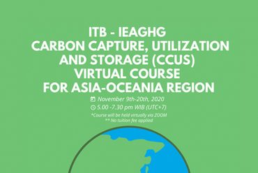 ITB – IEAGHG Virtual CCS/CCUS, Course fos Asia-Oceania Region