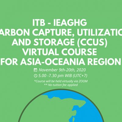 ITB - IEAGHG Virtual CCS CCUS, Course fos Asia Oceania Region
