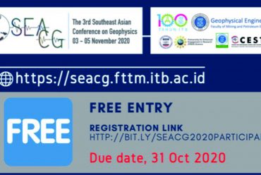 The Southeast Asian Conference on Geophysics (SEACG) 2020