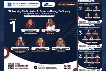 Webinar FTTM ITB – W2POINTS : Unblocking the Obstacles to Power and Energy Sufficiency