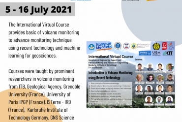 Dokumentasi International Virtual Course: Introduction to Volcano Monitoring using Recent Technology