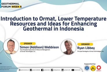 Introduction to Ormat, Lower Temperature Resources and Ideas for Enhancing Geothermal in Indonesia