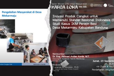 Inovasi Produk Cangkul untuk Memenuhi Standar Nasional Indonesia (SNI) Studi Kasus IKM Pengrajin Besi Desa Mekarmaju Kabupaten Bandung