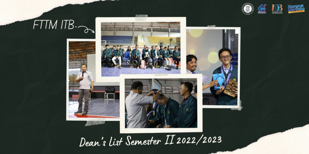 DEAN’S LIST FTTM ITB SEMESTER II 2022/2023
