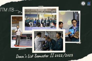 DEAN’S LIST FTTM ITB SEMESTER II 2022/2023