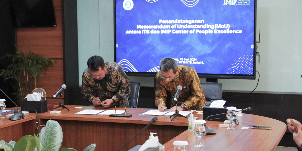 ITB dan IMIP Center of People Excellence Tandatangani MoU untuk Perkuat Sinergi di Bidang Pendidikan dan Industri